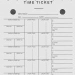 Mechanics Time Ticket