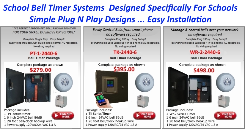 School Bell Timer systems